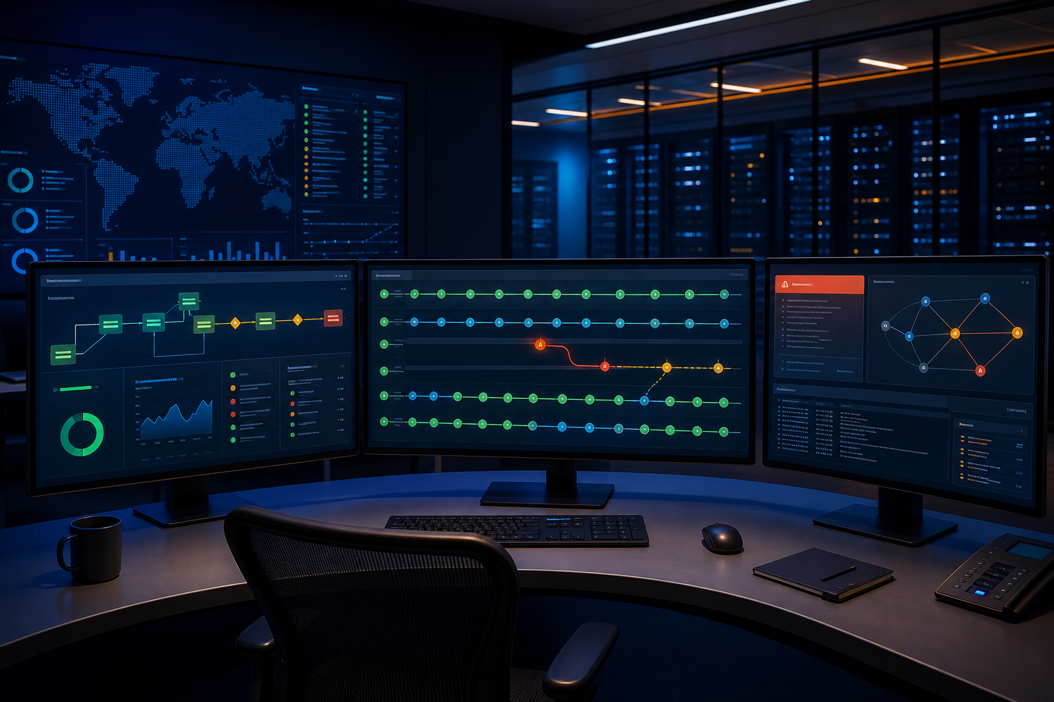 Monitoring zeigt Ausführungen, Fehler und Wiederanlauf automatisierter Workflows