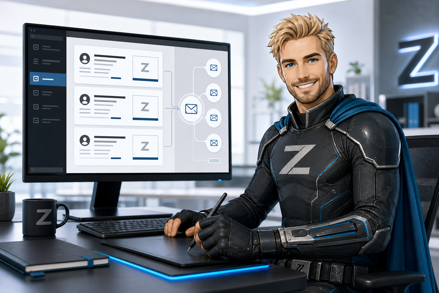Codeforge verwaltet einheitliche E-Mail-Signaturen für mehrere Konten